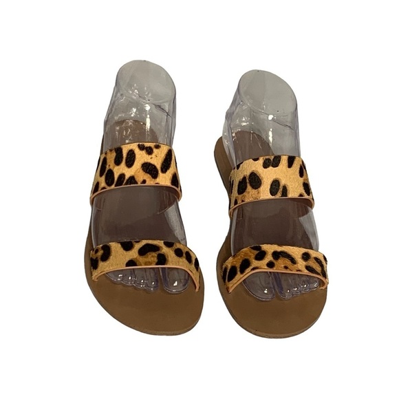 J. Crew Woman’s Leopard Print Sandals, Size  7 - Picture 2 of 10